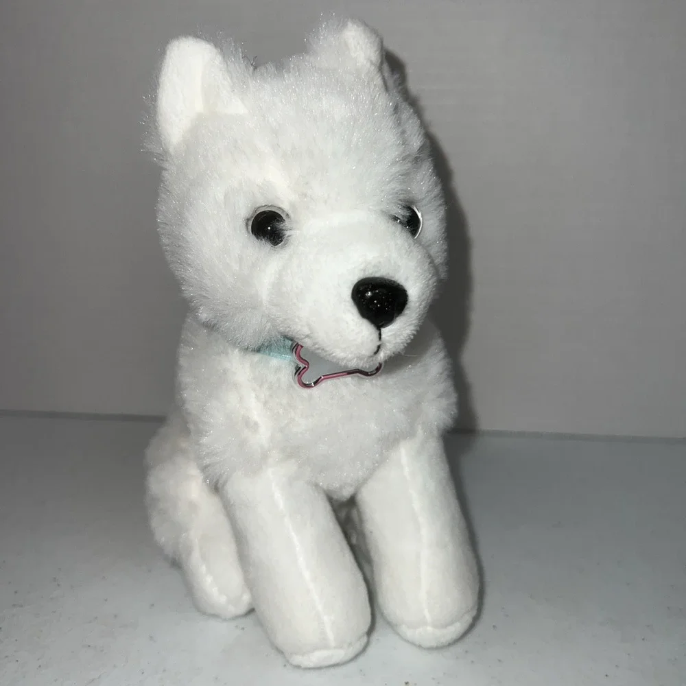Our Generation Cassie Doll Replacement Puppy White Samoyed‎ Plush Puppy Dog 7